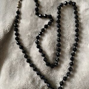 Vintage Les Bernard glass bead necklace